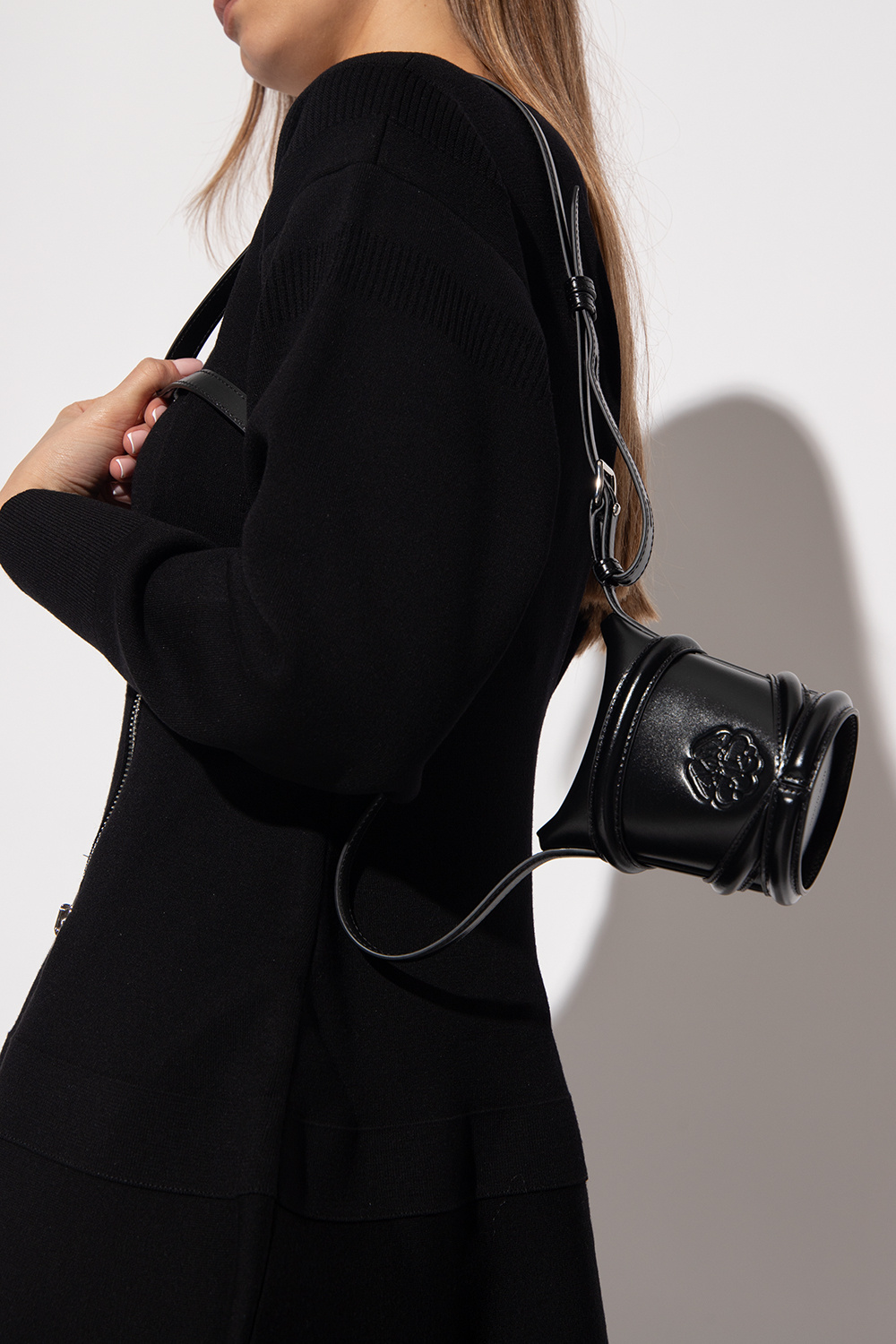 Alexander McQueen 'The Curve Mini' shoulder bag | Women's